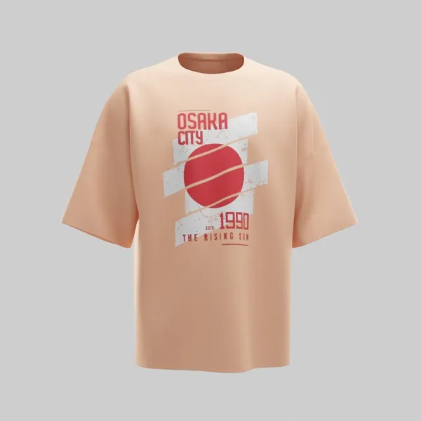 Peach_Cotton_Premium_T_Shirt