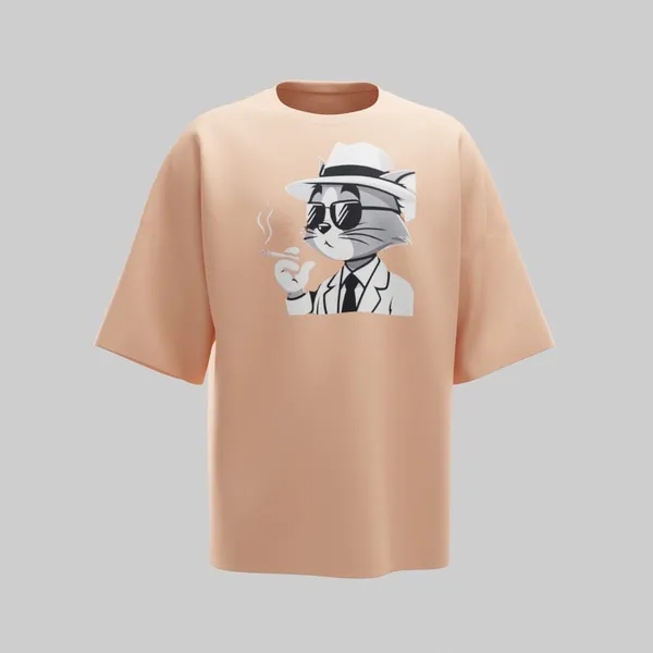 Peach_Cotton_Premium_T_Shirt