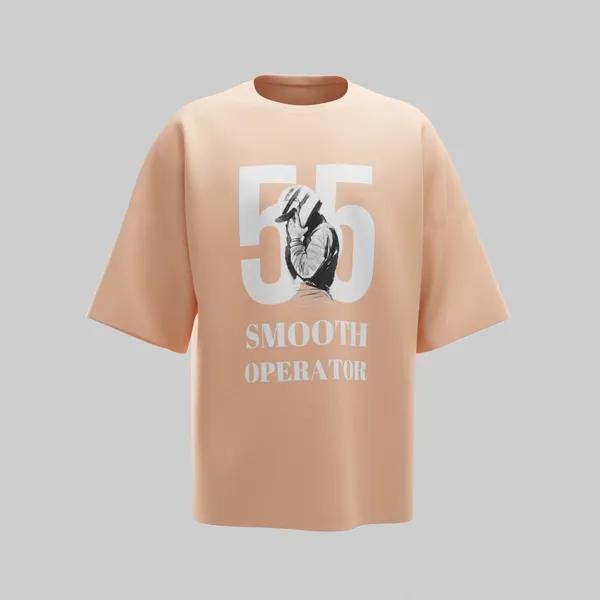 Peach_Cotton_Premium_T_Shirt