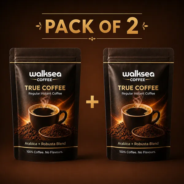 True_Coffee_Spray_Dried_Instant_Coffee_|_Pure_Coffee_Powder_|_Pack_Of_2_|_200_Gm_Each