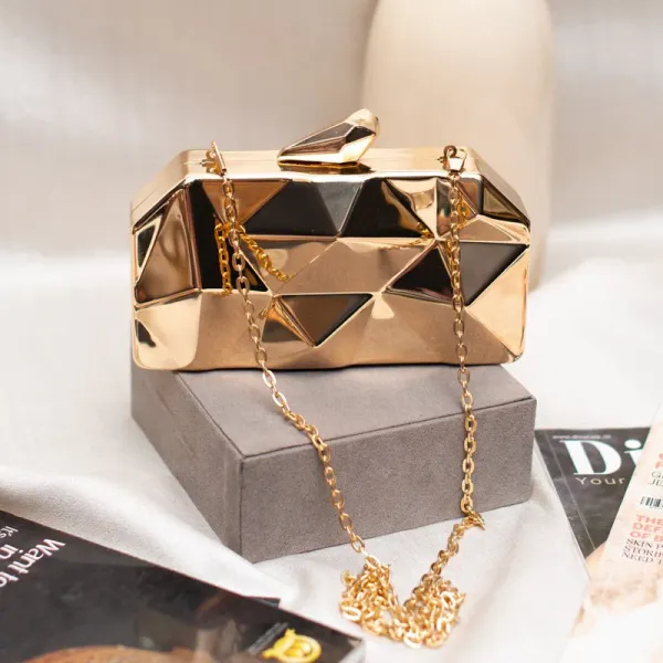 Designer_White_Acrylic_Clutch_with_Golden_Handle