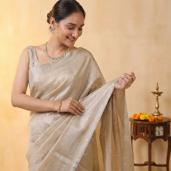 Pink_Pure_Silk_Contrast_Border_Saree_With_Blouse_Piece_For_Women