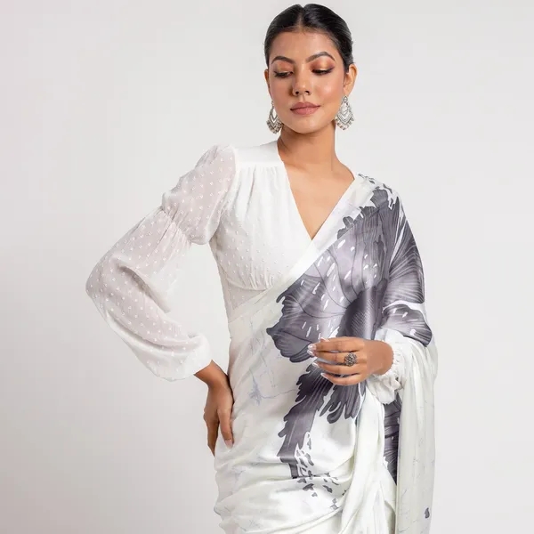 Japan_Satin_saree_with_a_large_floral_digital_print