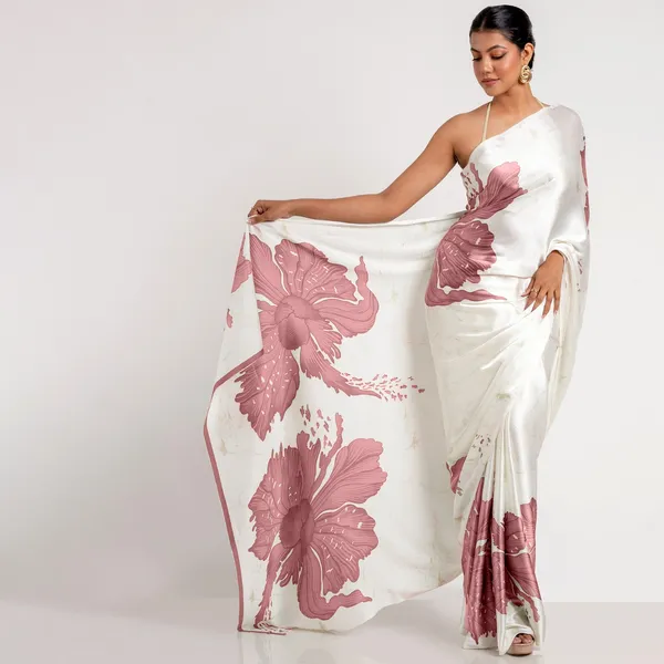 Japan_Satin_saree_with_a_large_floral_digital_print