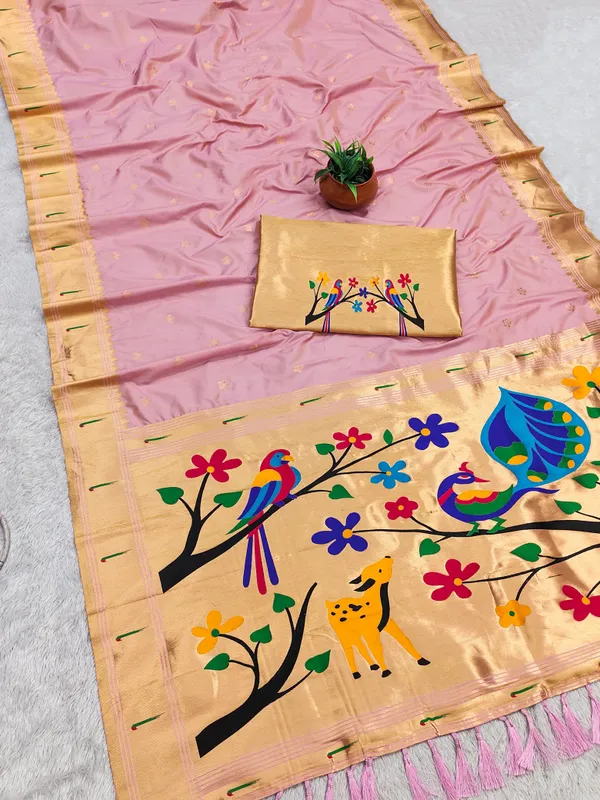 Soft_Paithani_silk_saree_with_zari_weaving_small_motifs_design