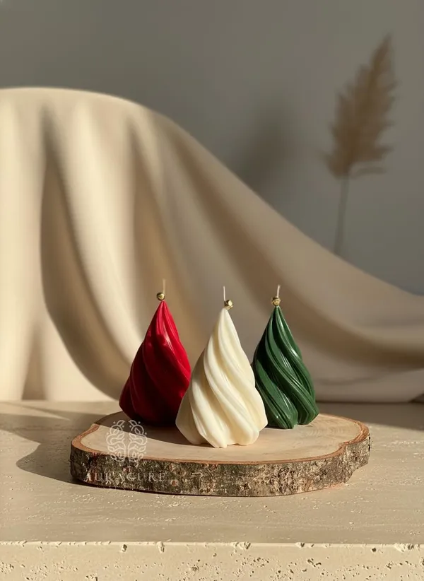 White_Ever_Swirl_Christmas_Tree_Candle_Decorative_Festive_Candle_For_Home_Decor_Table_Centerpiece_Gifting_Premium_Handmade_Wax_Candle_For_Christmas_Winter_Decor