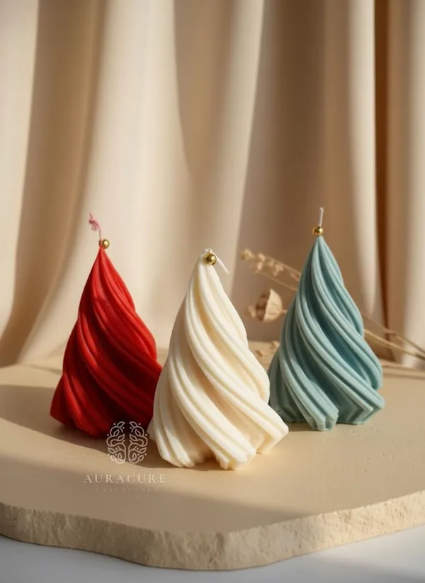 White_Ever_Swirl_Christmas_Tree_Candle_Decorative_Festive_Candle_For_Home_Decor_Table_Centerpiece_Gifting_Premium_Handmade_Wax_Candle_For_Christmas_Winter_Decor