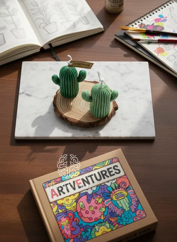 Green_Cactus_Shaped_Scented_Candle_For_Home_Decor_Handmade_Decorative_Gift_Candle