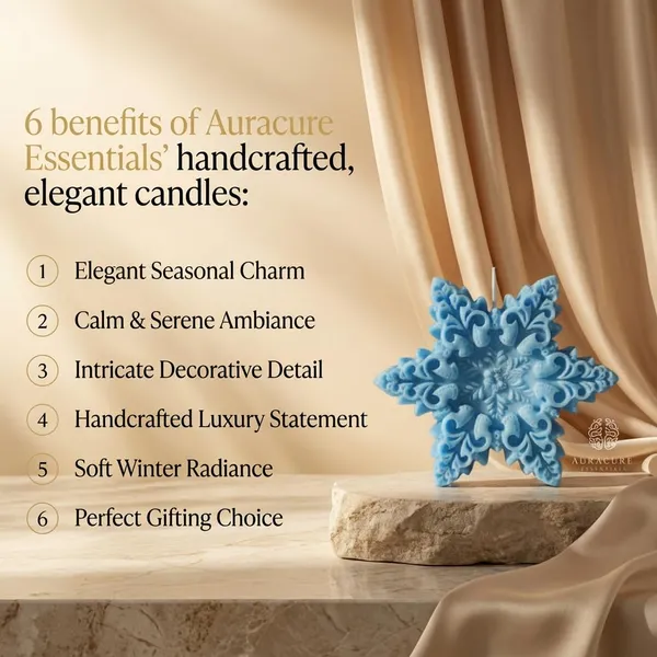 White_Snowflake_Candle_Winter_Flake_Bliss_Decorative_Scented_Candle__Egyptian_Musk
