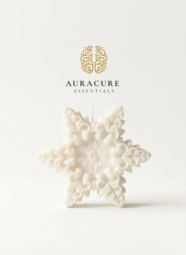 White_Snowflake_Candle_Winter_Flake_Bliss_Decorative_Scented_Candle__Egyptian_Musk