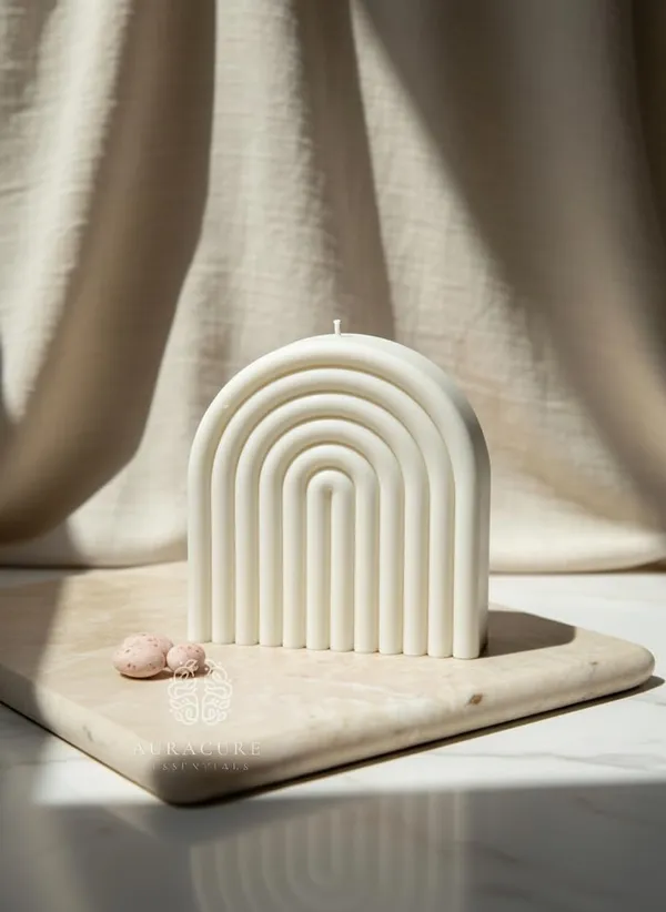 White_Dream_Arch_Scented_Candle_Minimal_Pastel_Home_Decor