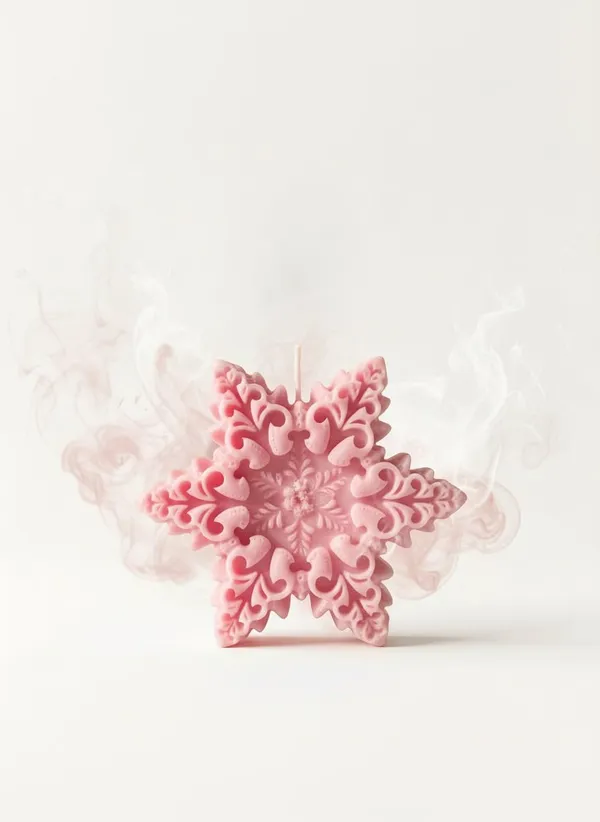 Pink_Snowflake_Candle_Winter_Flake_Bliss_Decorative_Scented_Candle__Egyptian_Musk