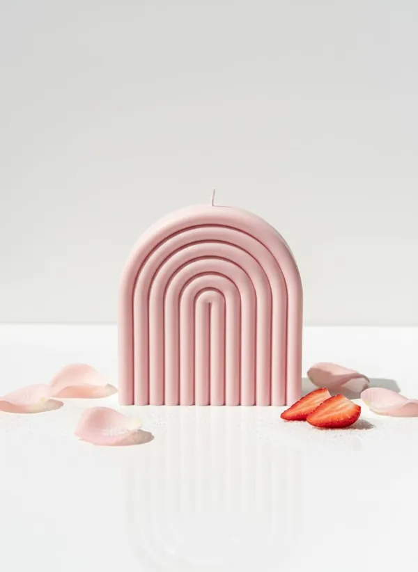 Baby_Pink_Dream_Arch_Scented_Candle_Minimal_Pastel_Home_Decor