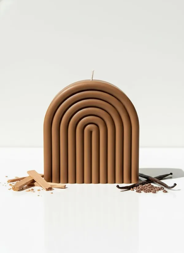 Chocolate_Brown_Dream_Arch_Scented_Candle_Minimal_Pastel_Home_Decor_Chocolate