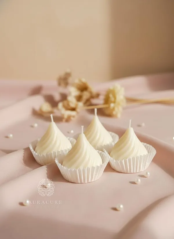 White_Auracure_Handcrafted_Ganesha_Prasad_Modak_Candle_Ganesh_Chaturthi_Festive_Decor_Ganesh_Chaturthi_Pooja_Decor_Festive_Return_Gift_Candles_Pack_Of_4