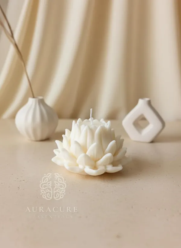 White_Handcrafted_Divine_Petal_Lotus_Candle_Luxury_Floral_Decor_Candle_Meditation_And_Home_Decor