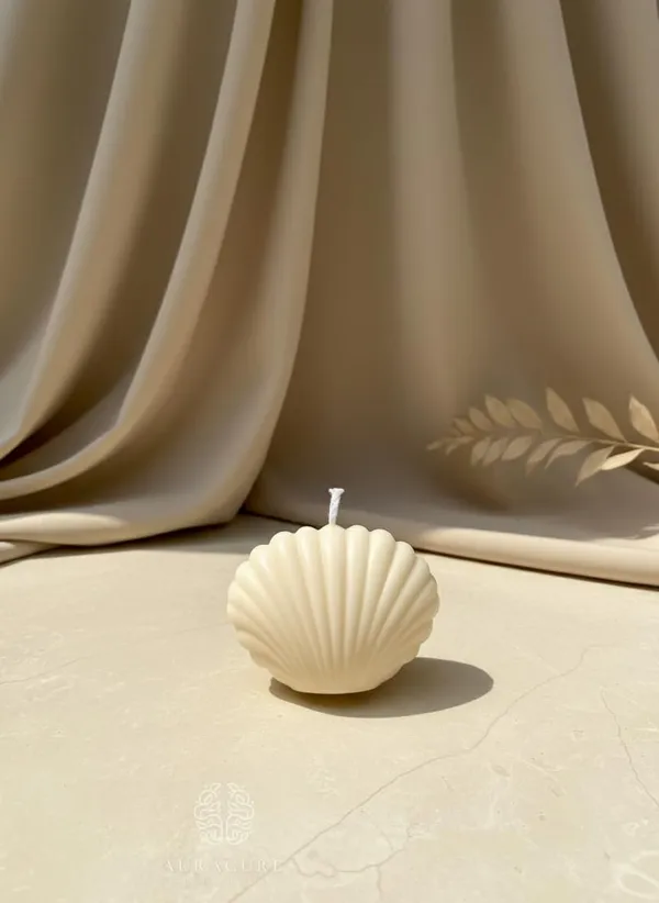 White_Auracure_Coastal_Seashell_Soy_Candle_Beach_Inspi_Handmade_Decorative_Candle__Medium