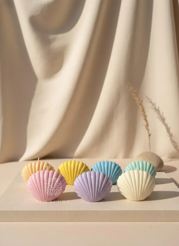 White_Auracure_Coastal_Seashell_Soy_Candle_Beach_Inspi_Handmade_Decorative_Candle__Medium