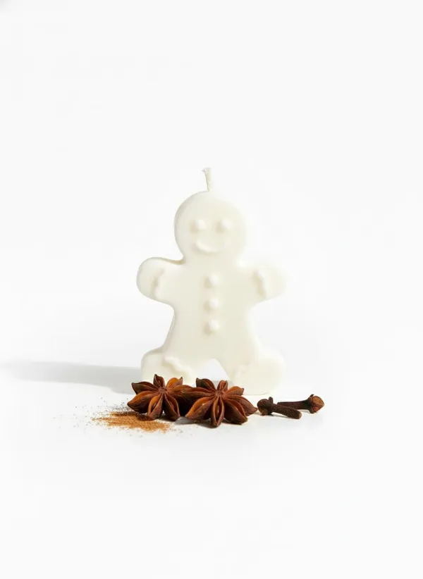 White_Gingerbread_Man_Shaped_Candle_Festive_Holiday_Christmas_Decor_Cozy_Ginger_Scented_Candle_For_Gifting_And_Stocking_Stuffers_Pack_Of_3