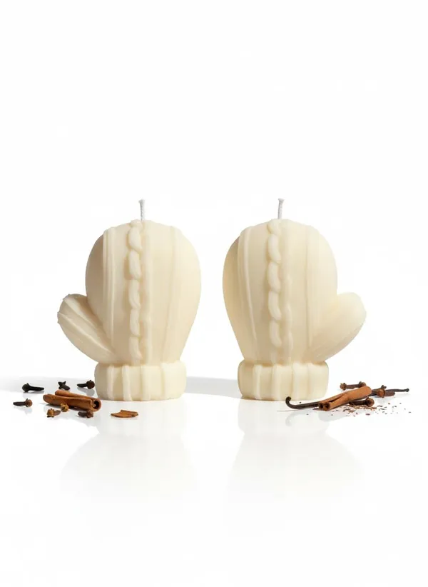 White_Cozy_Knit_Gloves_Candle_Mitten_Shaped_Winter_Candle_With_Hand_Knit_Detailing_Christmas_Decor_And_Seasonal_Gifting_Pack_Of_2