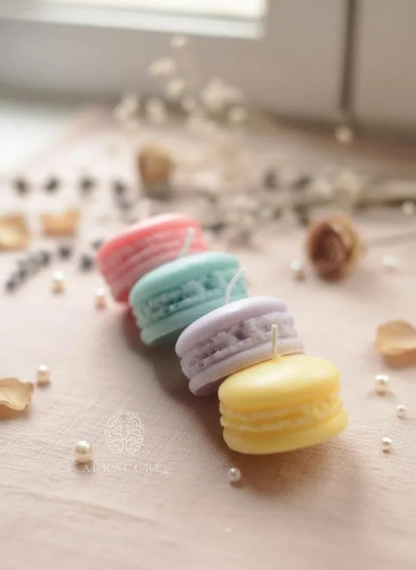 Yellow_Macaron_Candle_Set_Pastel_Dessert_Inspi_Mini_Candles_With_Soft_Fragrance_Perfect_For_Decor_And_Gifting_Pack_Of_2