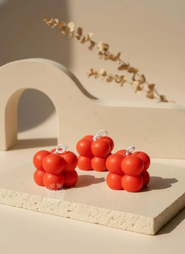 Red_Mini_Bubble_Candles_Cube_Design_Decorative_Candles_For_Home_Decor_Desk_Styling_Gifting_And_Festive_Setups_Pack_Of_3