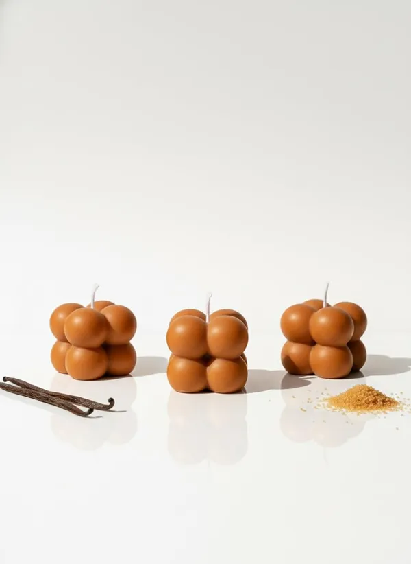 Brown_Mini_Bubble_Candles_Cube_Design_Decorative_Candles_For_Home_Decor_Desk_Styling_Gifting_And_Festive_Setups_Pack_Of_3