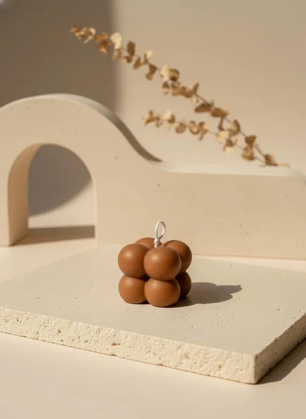Brown_Mini_Bubble_Candles_Cube_Design_Decorative_Candles_For_Home_Decor_Desk_Styling_Gifting_And_Festive_Setups_Pack_Of_3