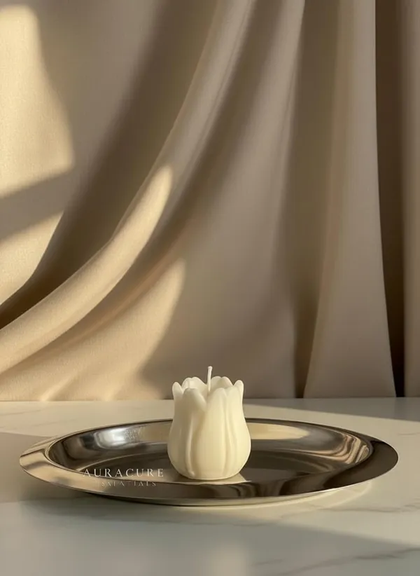 White_Majestic_Tulip_Statement_Candle_Handcrafted_Floral_Decorative_Candle_With_Sculpted_Petals_Luxury_Home_Decor