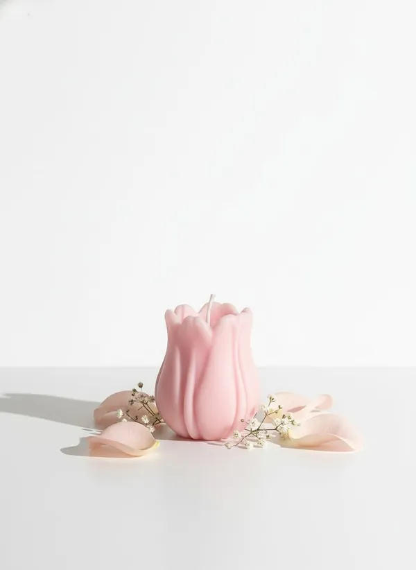 Pink_Majestic_Tulip_Statement_Candle_Handcrafted_Floral_Decorative_Candle_With_Sculpted_Petals_Luxury_Home_Decor