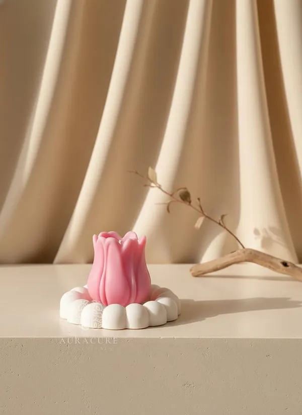 Pink_Majestic_Tulip_Statement_Candle_Handcrafted_Floral_Decorative_Candle_With_Sculpted_Petals_Luxury_Home_Decor