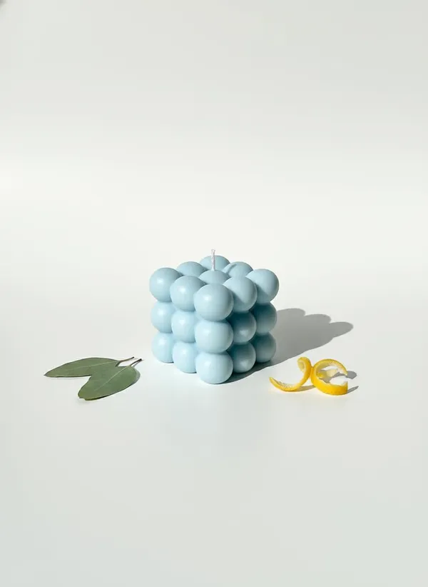 Blue_Mega_Bubble_Cube_Candle_Handmade_Decorative_Candle_With_Bold_Bubble_Design_Modern_Aesthetic_Home_Decor