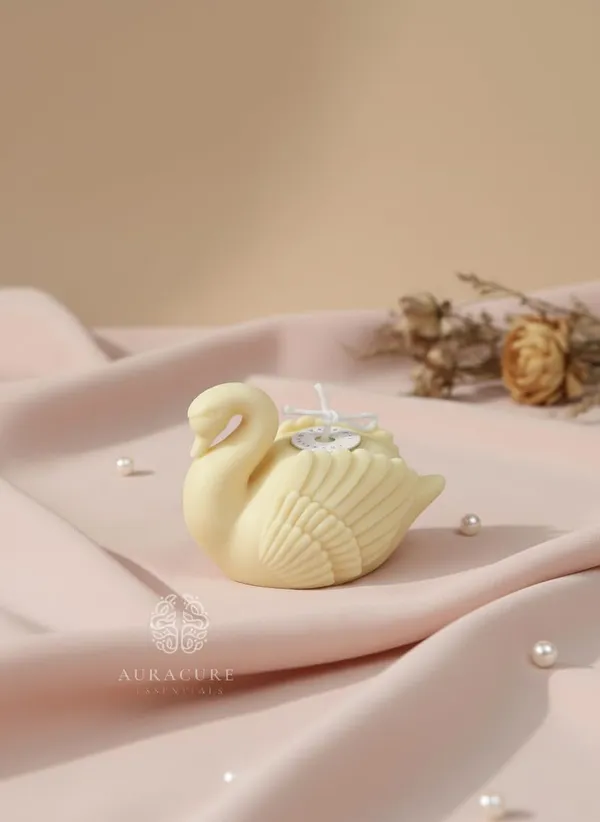 Yellow_Decorative_Swan_Candle_Blush__Luxury_Elegant_Design_For_Romantic_Decor_Weddings_Gifting_And_Premium_Interiors_Pack_Of_2