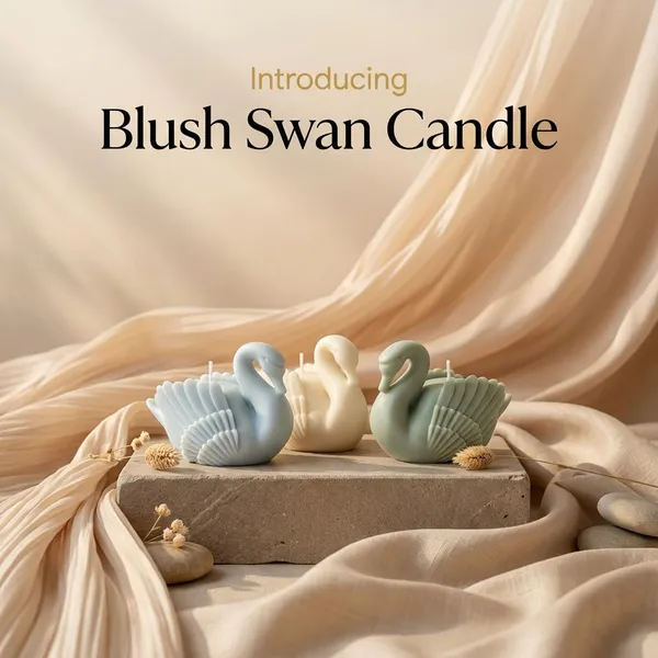 Yellow_Decorative_Swan_Candle_Blush__Luxury_Elegant_Design_For_Romantic_Decor_Weddings_Gifting_And_Premium_Interiors_Pack_Of_2