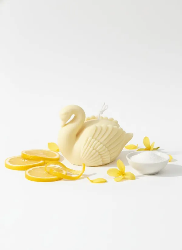 Yellow_Decorative_Swan_Candle_Blush__Luxury_Elegant_Design_For_Romantic_Decor_Weddings_Gifting_And_Premium_Interiors_Pack_Of_2