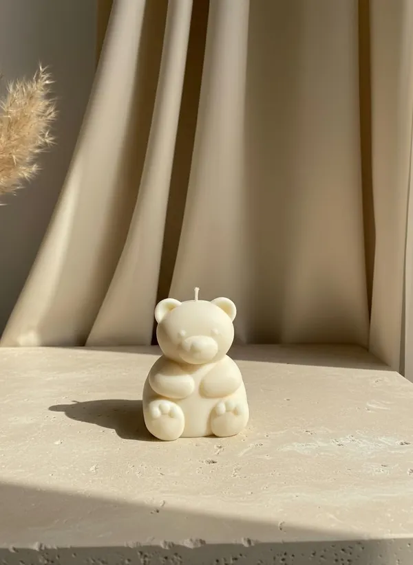 White_Handmade_Cute_Fat_Teddy_Bear_Candle_Decorative_Scented_Candle_For_Nursery_Decor_Self_Care_And_Aesthetic_Interiors_Gift_Candle