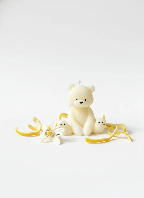 White_Handcrafted_Big_Teddy_Bear_Candle_With_Long_Hands_Candle_Decorative_Home_Decor_Perfect_For_Valentine's_Day_And_Anniversaries_Aesthetic_Gift