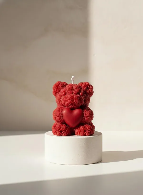 Red_Rose_Teddy_Bear_Candle_With_Heart_Hand_Pou_Premium_Wax_Romantic_Decor_Gift_For_Anniversaries_Valentine's_Day_Birthdays_Pack_Of_2
