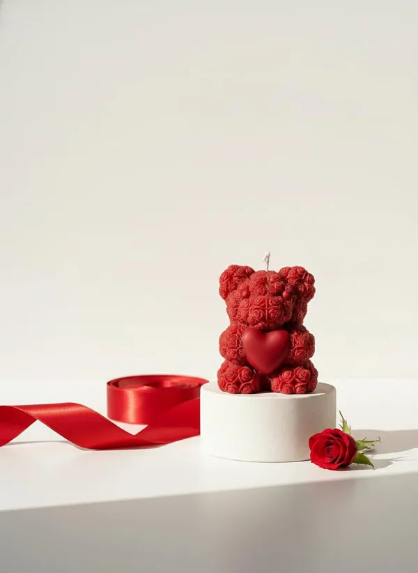 Red_Rose_Teddy_Bear_Candle_With_Heart_Hand_Pou_Premium_Wax_Romantic_Decor_Gift_For_Anniversaries_Valentine's_Day_Birthdays_Pack_Of_2