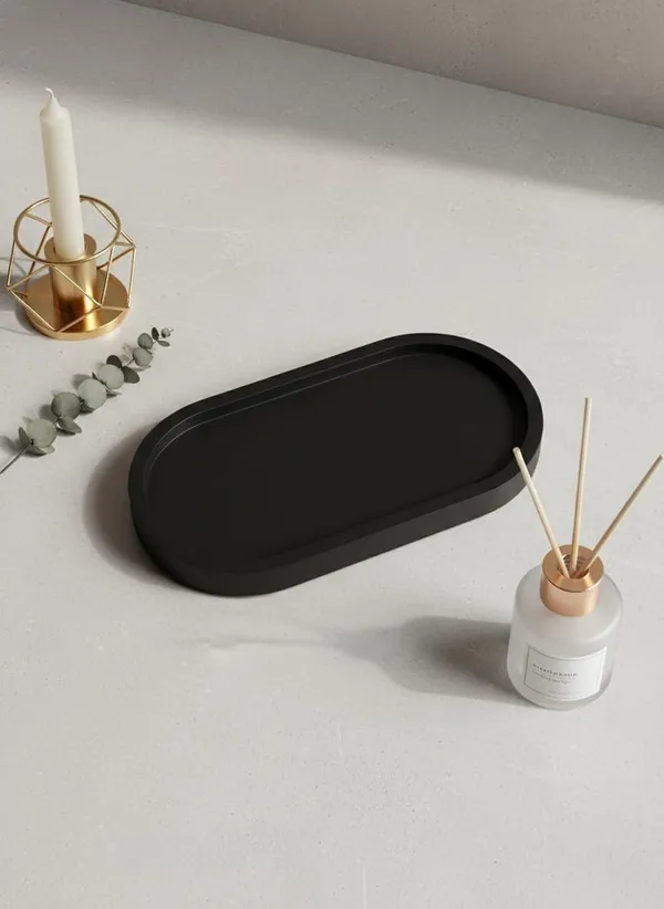 Black_Handmade_Concrete_Long_Oval_Trinket_Tray_Multipurpose_Jewelry_Accessory_Organizer_Elegant_Decorative_Home_Decor_Accent