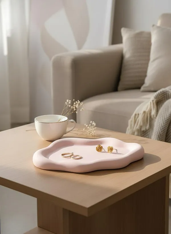Pink_Handcrafted_Concrete_Long_Cloud_Shaped_Tray_Multipurpose_Jewelry_Accessory_Organizer_Stylish_Decorative_Home_Decor_Accent