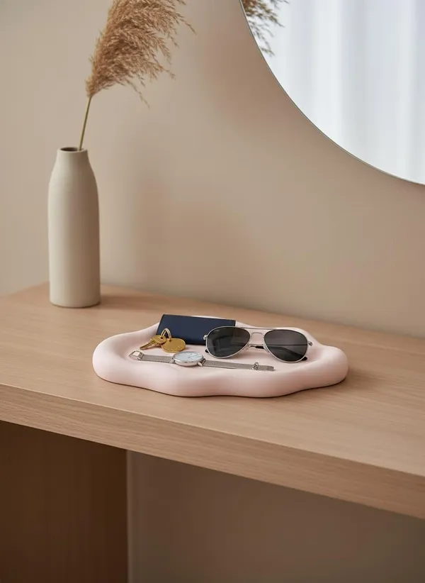 Pink_Handcrafted_Concrete_Long_Cloud_Shaped_Tray_Multipurpose_Jewelry_Accessory_Organizer_Stylish_Decorative_Home_Decor_Accent
