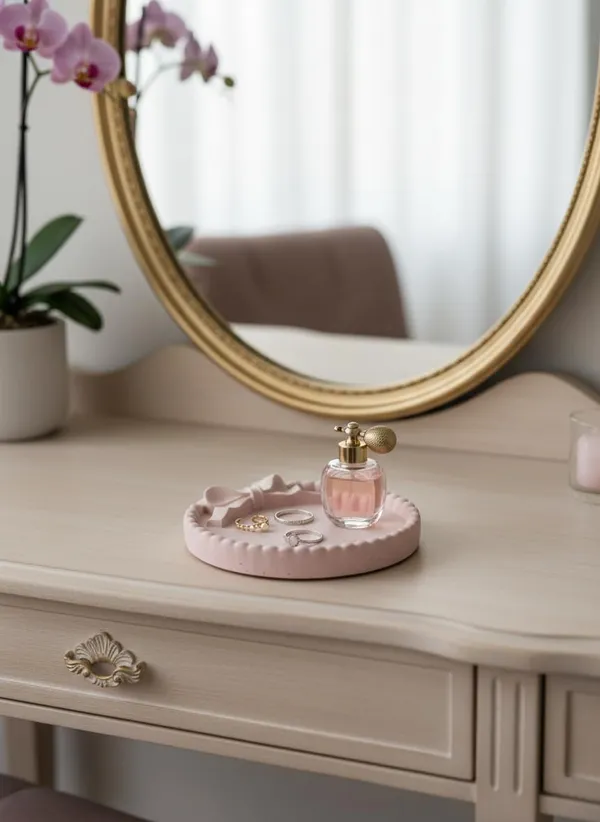 Pink_Decorative_Aesthetic_Bow_Trinket_Tray_For_Keys_Jewelry_Perfume_Concrete_Slim_Decorative_Plate_For_Entryway_Bathroom_Bedroom_Modern_Home_Decor_Organizer_Gift_For_Women