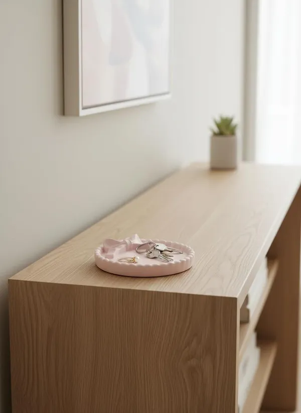 Pink_Decorative_Aesthetic_Bow_Trinket_Tray_For_Keys_Jewelry_Perfume_Concrete_Slim_Decorative_Plate_For_Entryway_Bathroom_Bedroom_Modern_Home_Decor_Organizer_Gift_For_Women