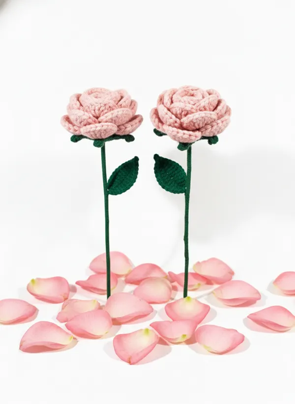Handmade_Crochet_Pink_Rose_–_Single_Stem_Forever_Flower_|_Knitted_Rose_Gift_For_Valentine,_Anniversary_&_Romantic_Decor,_Pack_Of_2
