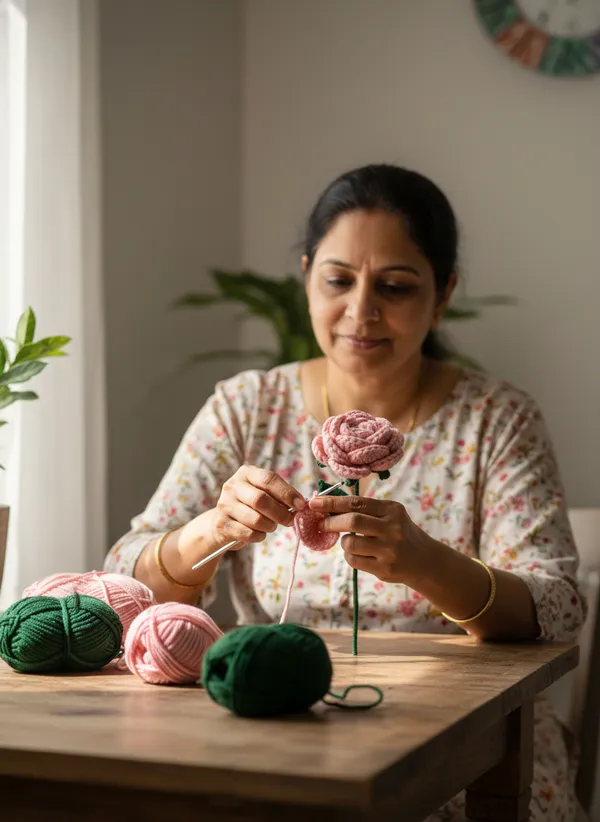 Handmade_Crochet_Pink_Rose_–_Single_Stem_Forever_Flower_|_Knitted_Rose_Gift_For_Valentine,_Anniversary_&_Romantic_Decor,_Pack_Of_2