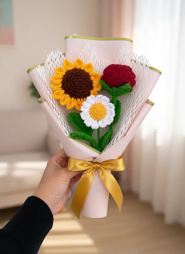 Golden_Blossom_Crochet_Bouquet_|_Premium_Sunflower,_Daisy_&_Rose_Forever_Arrangement