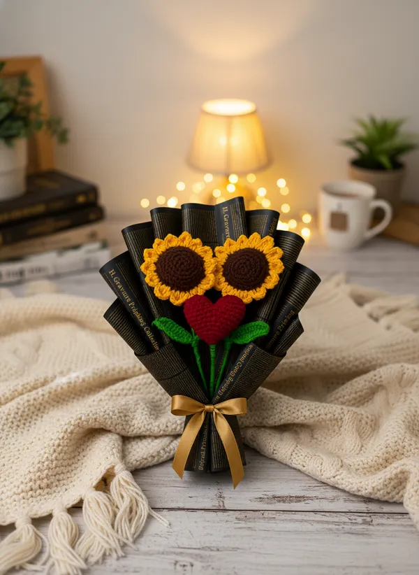 Golden_Duo_Heart_Crochet_Bouquet_|_Handmade_Sunflower_Romantic_Gift_Bouquet