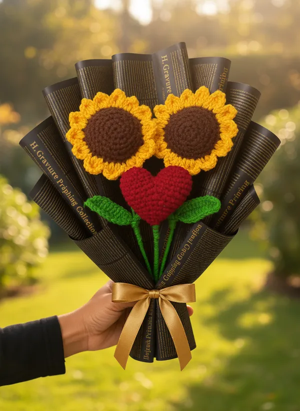 Golden_Duo_Heart_Crochet_Bouquet_|_Handmade_Sunflower_Romantic_Gift_Bouquet
