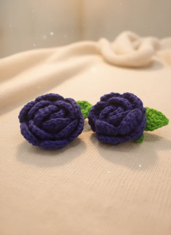 Handmade_Crochet_Blue_Rose_Keychain_|_Blue_Rose_Flower_Bag_Charm_&_Key_Ring_|_Cute_Romantic_Gift_for_Her_|_Floral_Couple_Keychain